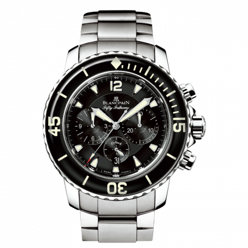 Blancpain Fifty Fathoms Chronographe Flyback Stainless Black Bracelet