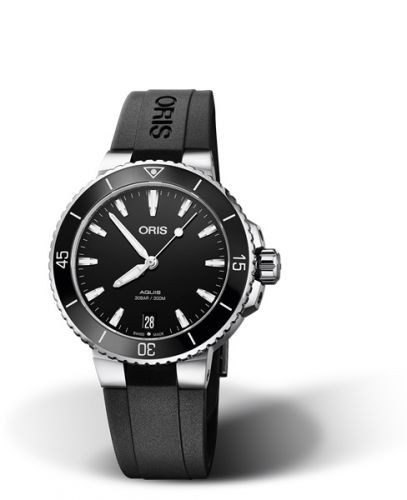 Oris Aquis Date 36.5mm Stainless Steel Black Rubber