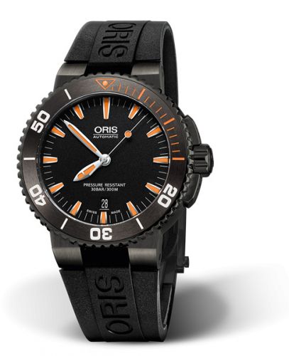 Oris Aquis Date 43 PVD Black Rubber