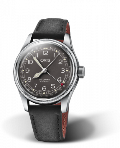Oris Big Crown Pointer Date 40 Stainless Steel Black Strap