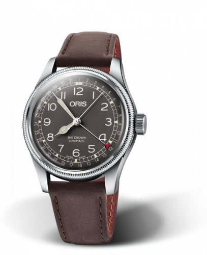 Oris Big Crown Pointer Date 40 Stainless Steel Black Strap