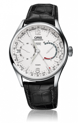 Oris Calibre 113 Steel Silver Black Croc