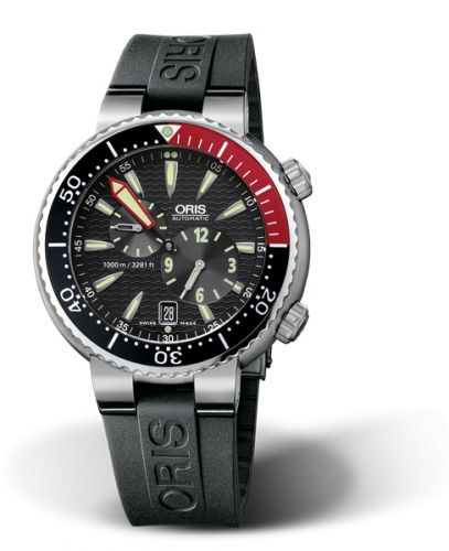 Oris Regulateur Der Meistertaucher Titanium Black Rubber