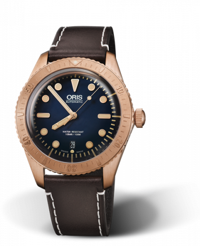 Oris Divers Sixty-Five Carl Bronze Blue Brashear Limited Edition