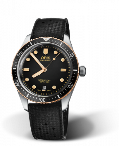 Oris Divers Sixty-Five 40 Stainless Steel Bronze Black Rubber