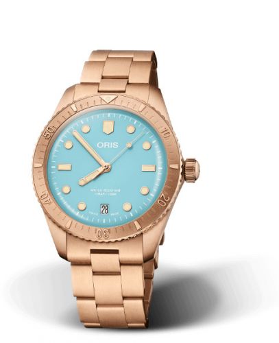 Oris Divers Sixty-Five 38 Cotton Candy Sky Blue Bracelet