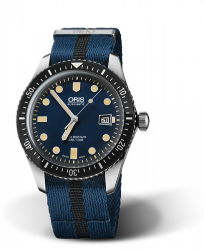 Oris Divers Sixty-Five 42 Stainless Steel Blue NATO