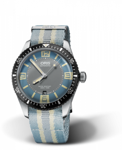 Oris Divers Sixty-Five 40 Stainless Steel Deauville Blue NATO