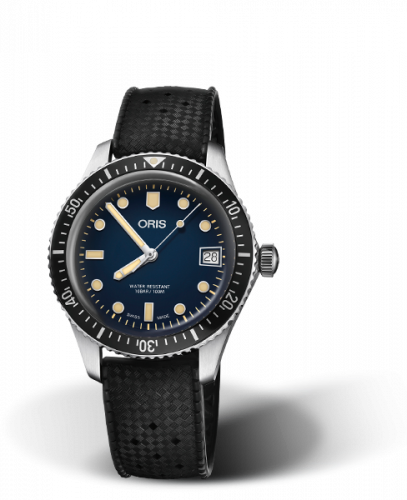 Oris Divers Sixty-Five 36 Stainless Steel Blue Rubber