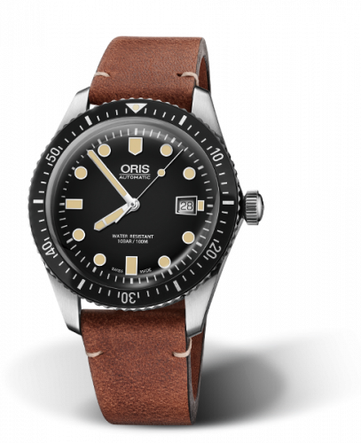 Oris Divers Sixty-Five 42 Stainless Steel Black Calf