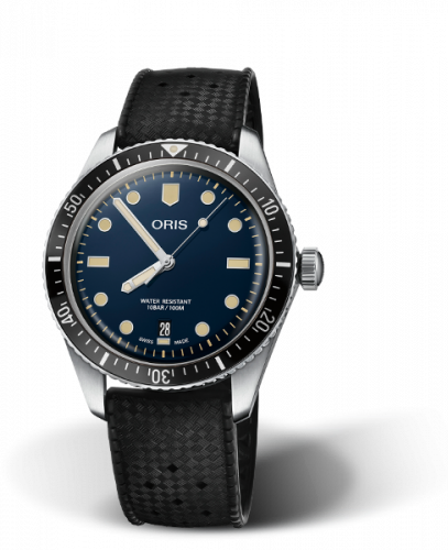 Oris Divers Sixty-Five 40 Stainless Steel Blue Rubber