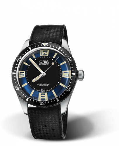 Oris Divers Sixty-Five 40 Stainless Steel Blue Rubber