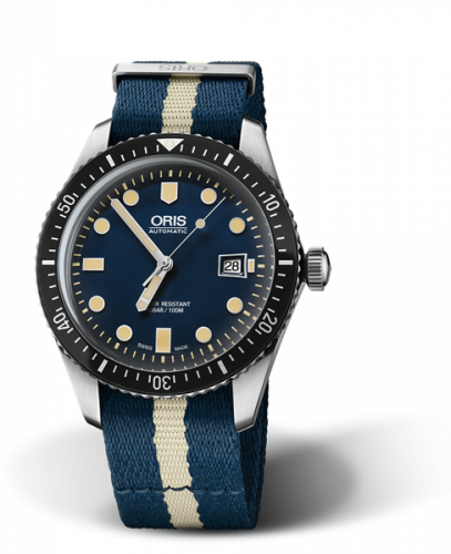 Oris Divers Sixty-Five 42 Stainless Steel Blue NATO