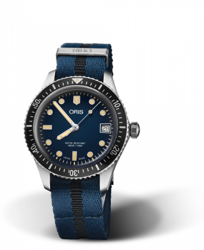Oris Divers Sixty-Five 36 Stainless Steel Blue NATO