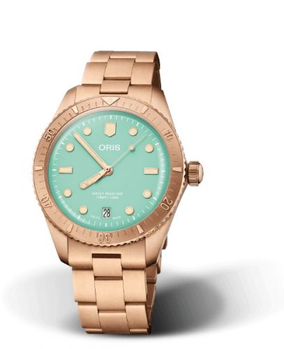 Oris Divers Sixty-Five 38 Cotton Candy Wild Green Bracelet