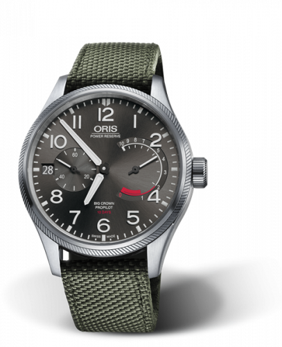 Oris Big Crown ProPilot Calibre 111 Stainless Steel Grey Textile