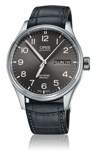 Oris Big Crown ProPilot Day Date Grey Grey Leather