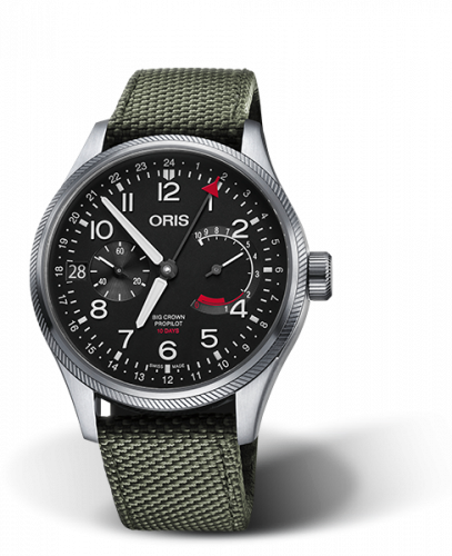 Oris Big Crown ProPilot Calibre 114 Stainless Steel Black Textile