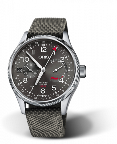 Oris Big Crown ProPilot Calibre 114 Stainless Steel Grey Textile