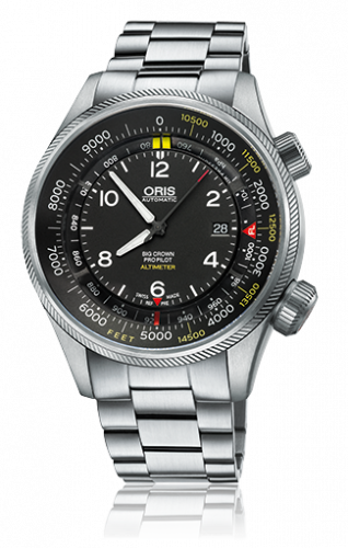 Oris Big Crown ProPilot Altimeter Feet Stainless Steel