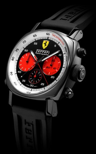Panerai Ferrari Scuderia Rattrapante Black Red