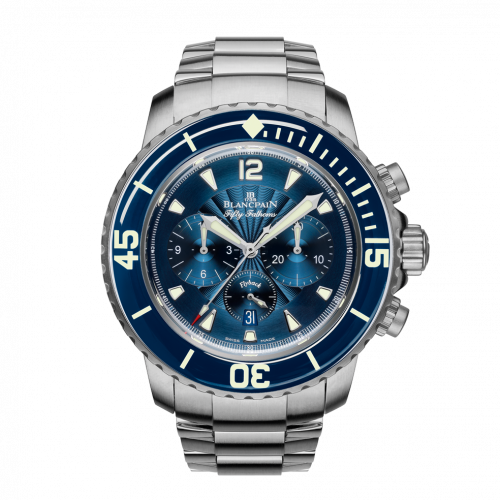 Blancpain Fifty Fathoms Chronographe Flyback Stainless Steel Bue Bracelet