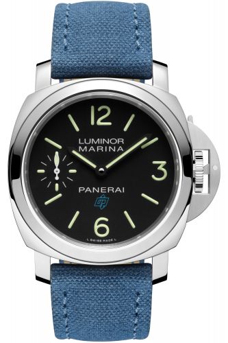 Panerai Luminor Marina Logo 3 Days Black Blue OP