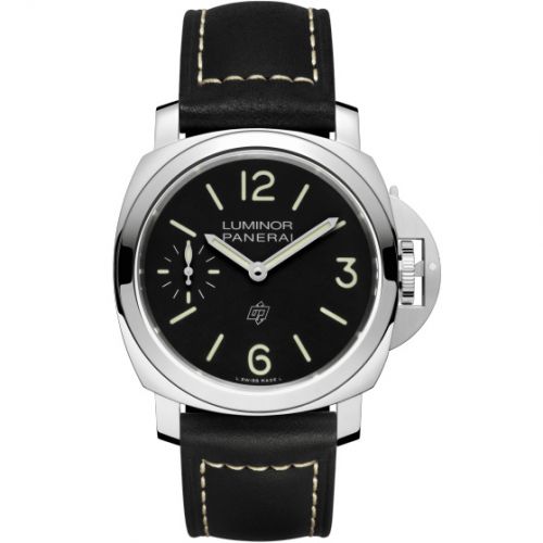 Panerai Luminor 44 Logo 3 Days Stainless Steel Black