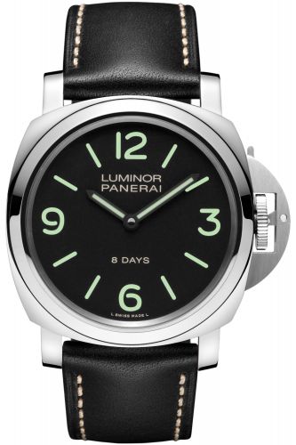 Panerai Luminor Base 44 8 Days Stainless Steel Black