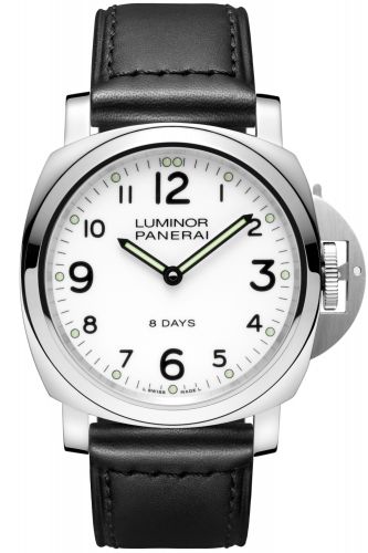 Panerai Luminor Base 44 8 Days Stainless Steel White