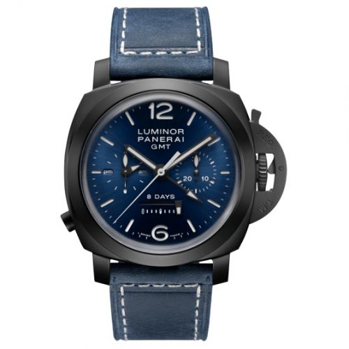 Panerai Luminor 1950 Chrono Monopulsante 8 Days GMT Blu Notte