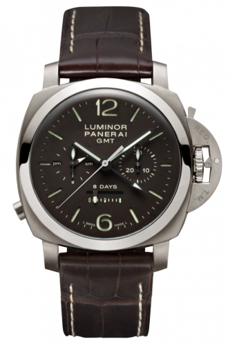 Panerai Luminor 1950 Chrono Monopulsante 8 Days GMT Titanio