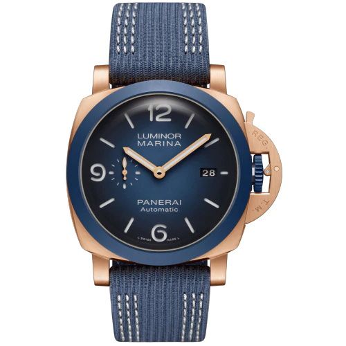 Panerai Luminor 1950 44 3 Days Goldtech Sole Blu