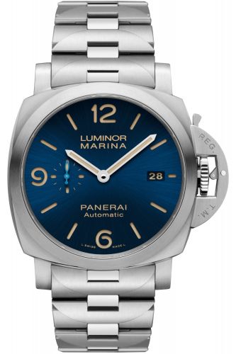 Panerai Luminor 1950 Marina 44 3 Days Automatic Stainless Steel Blue Bracelet