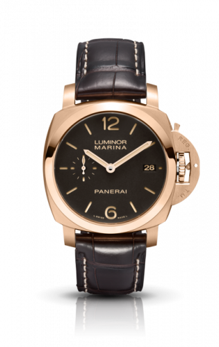 Panerai Luminor 1950 Marina 42 3 Days Automatic Red Gold Brown