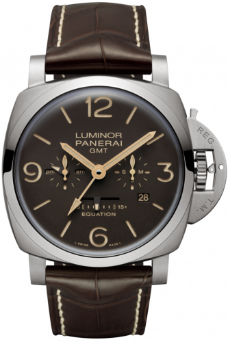 Panerai Luminor 1950 47 Equation Of Time 8 Days Titanium Brown