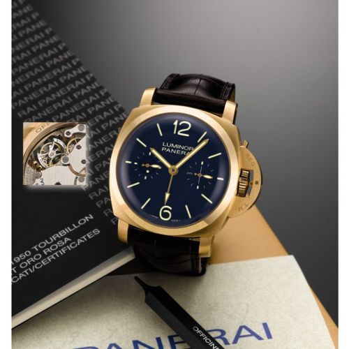 Panerai  Luminor 1950 Tourbillon GMT Oro Rosa
