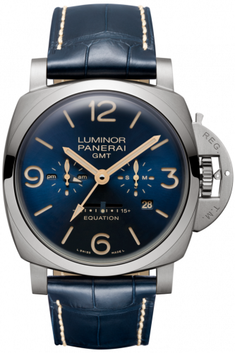 Panerai Luminor 1950 47 Equation Of Time 8 Days Titanium Blue