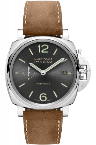 Panerai Luminor Due 42 3 Days Date Stainless Steel Grey
