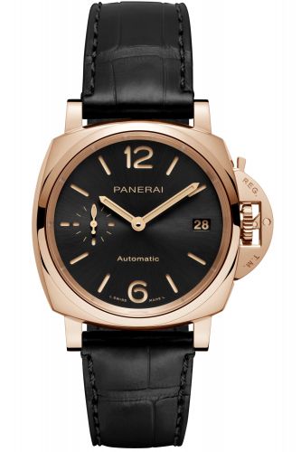 Panerai Luminor Due 38 Automatic Red Gold Black