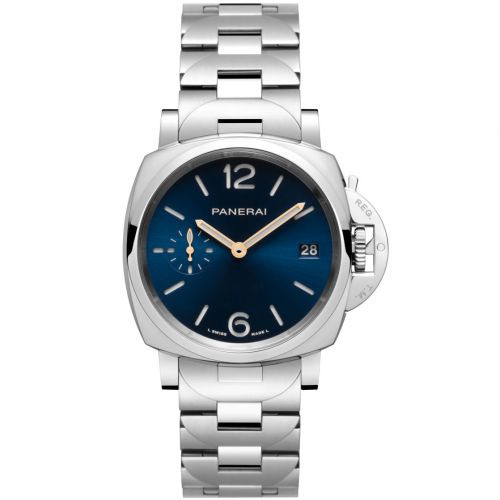 Panerai Luminor Due 38 Automatic Stainless Steel Blue Bracelet