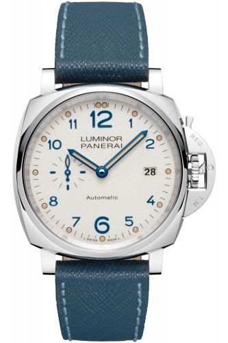 Panerai Luminor Due 42 3 Days Date Stainless Steel White