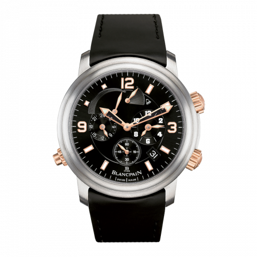 Blancpain Léman Réveil GMT Titanium Red Gold Black Rubber