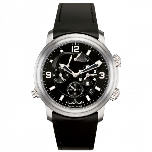 Blancpain Léman Réveil GMT Titanium Black Rubber