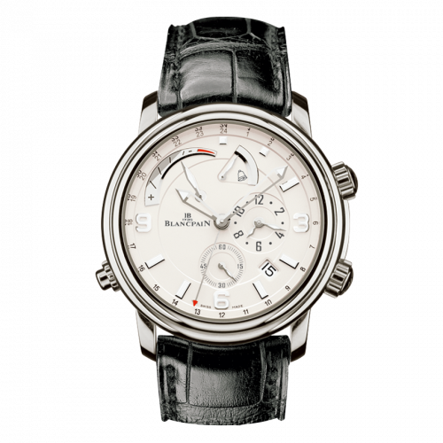 Blancpain Léman Réveil GMT White Gold Opaline Alligator