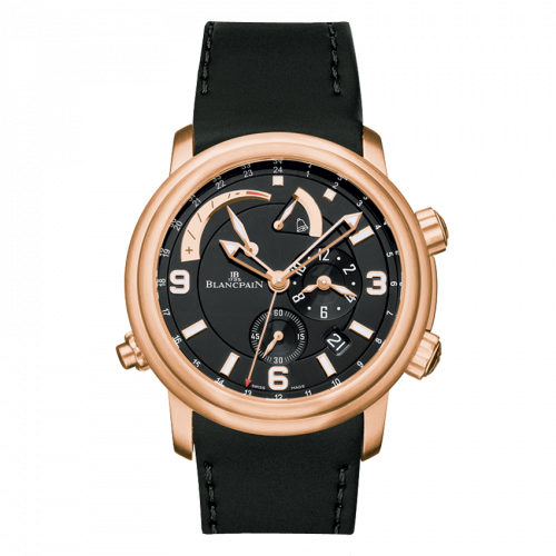 Blancpain Léman Réveil GMT Red Gold Black Rubber