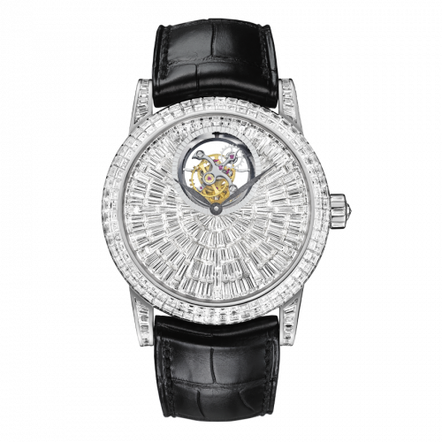 Blancpain Léman Tourbillon White Gold Serti Baguette