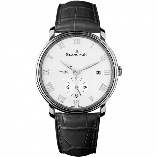 Blancpain Villeret Ultraplate Power Reserve Date Stainless Steel White