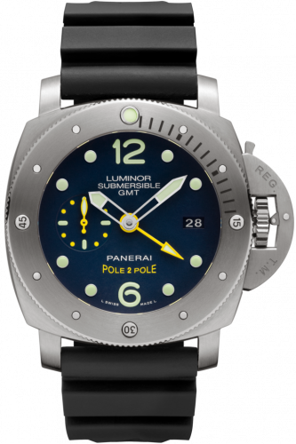Panerai Luminor Submersible 1950 3 Days GMT Automatic Titanio Pole 2 Pole