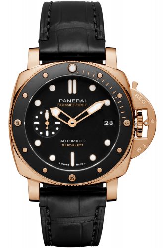 Panerai Luminor Submersible 42 3 Days Automatic Goldtech Black